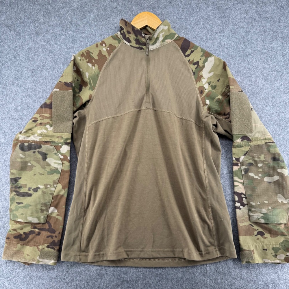 Condor Combat Shirt Mens Small Tan Camo Multicam Tactical 1/4 Zip 101065